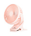 A-Flow Clip-On Pink mini ventilator roze met klem