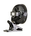 Clip-On Black oplaadbare mini ventilator zwart met klem