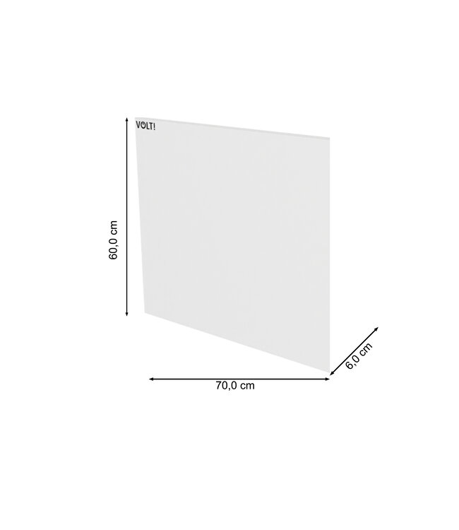 Infrarood Warmtepaneel 450W Wit