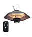 Heat & Light infrarood terrasverwarmer met verlichting – zwart