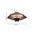 Heat & Light infrarood terrasverwarmer met verlichting – zwart