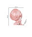 Clip-On Pink oplaadbare mini ventilator roze met klem