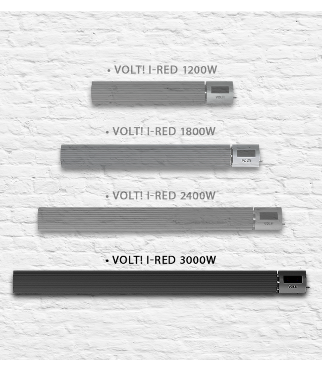 Infrarood Terrasverwarmer I-Red 3000W met beschermhoes Infrarood heater 3000W Voordeelset