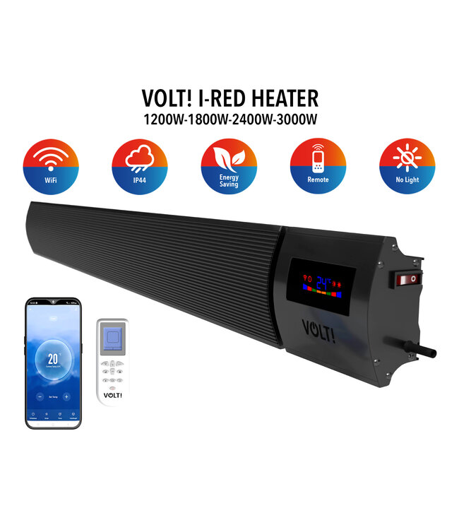 Infrarood terrasverwarming 1200W