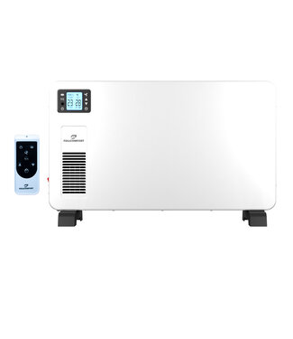 E-Heat Convectiekachel 2300W wit – Deluxe met thermostaat en 3 standen