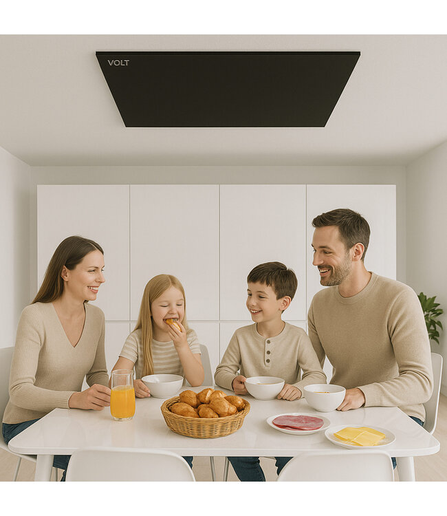 Infrarood Warmtepaneel 580W Zwart