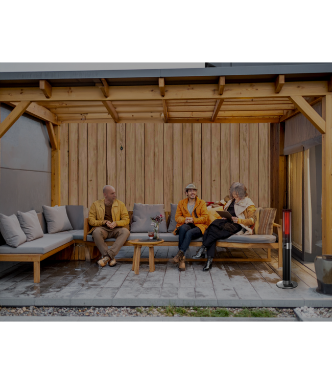 I-Red Standing 1000W/2000W Terrasverwarmer