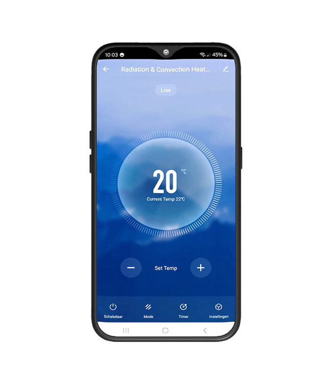 Infrarood met convectie badkamer verwarming E-Heat Premium - 2200W