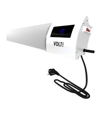 I-Red Badkamerverwarming 1200W  Wit
