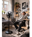 Premium Black Ventilator Telescopisch en Kantelbaar