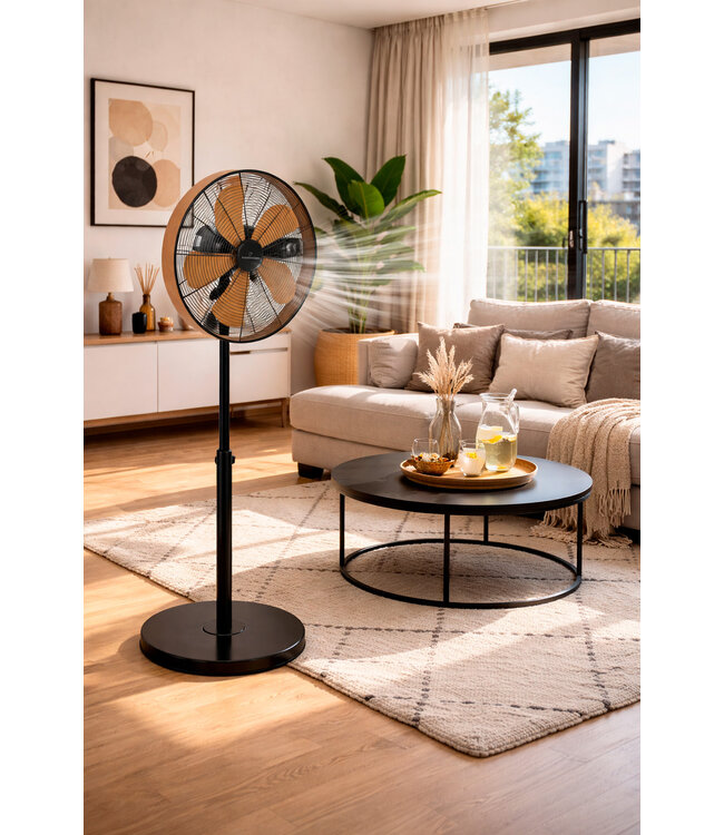 Premium Wood Ventilator Telescopisch en Kantelbaar