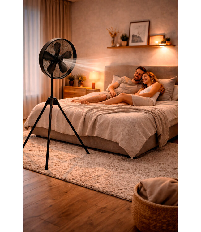 Tripod Black – Staande ventilator met 3 poten