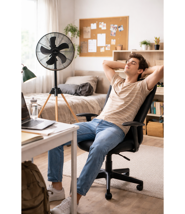 Tripod Wood - Staande ventilator met 3 poten