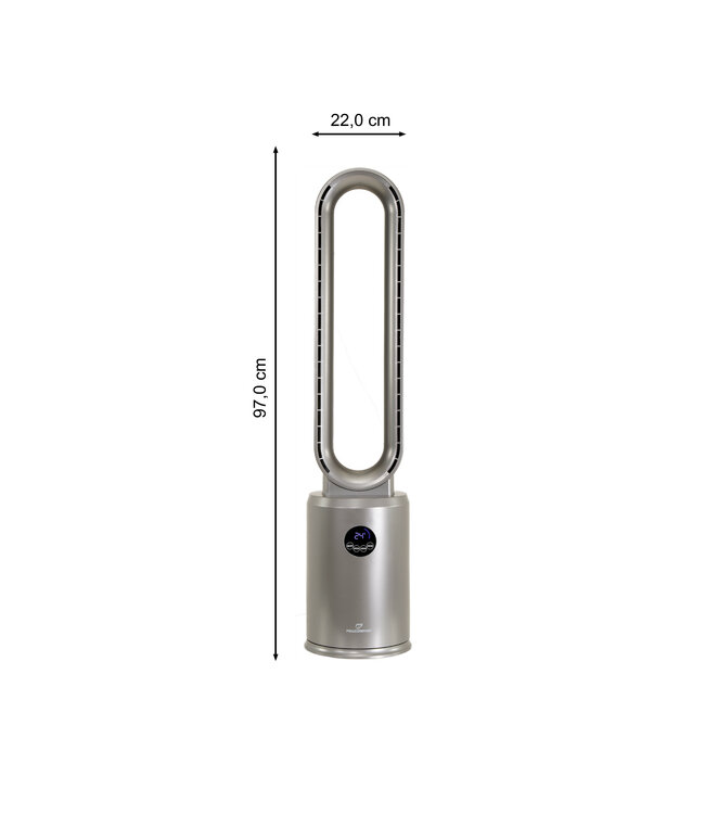 Silence bladloze ventilator – grijs