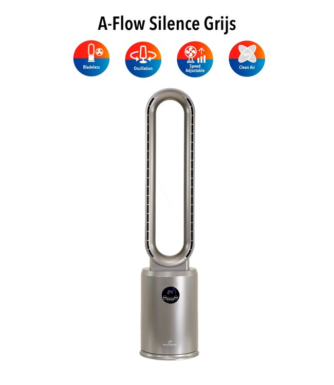 Silence bladloze ventilator – grijs