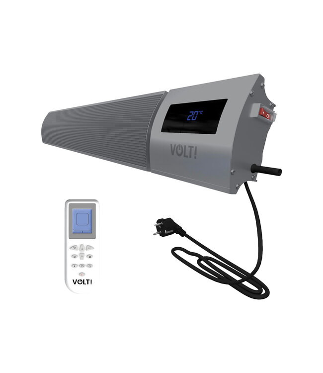 Infrarood Terrasverwarmer I-Red 3000W met beschermhoes Infrarood heater 3000W Voordeelset