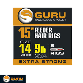 Guru Guru Feeder Hair Rigs Extra Strong Speed Stop