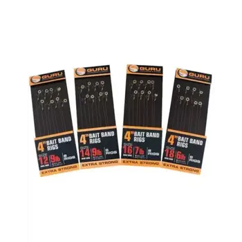 Guru 4” QM1 Bait Band Rigs Extra Strong
