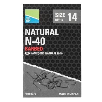 Preston Innovations Natural N-40 Barbed