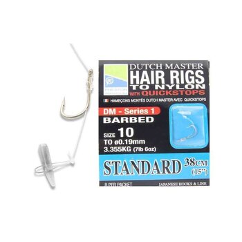 Preston Innovations Dutch Master Hair Rigs Barbed Standard - 38cm