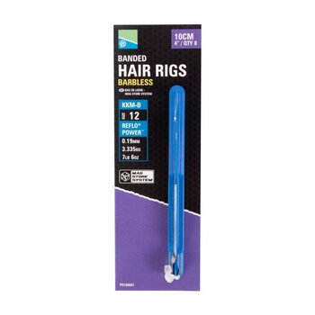 Preston Innovations Banded Hair Rigs Barbless - 10cm