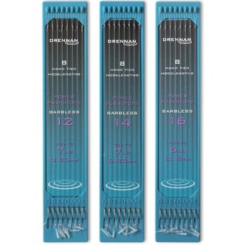 Drennan Tied Hooklenghts - Power Pushstops - Barbless