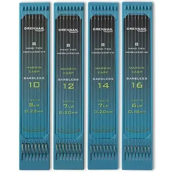 Drennan Hooklenghts - Margin Carp - Barbless