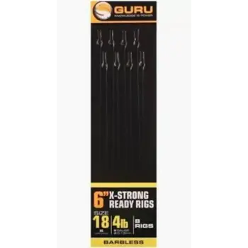 Guru 6'' X-Strong Ready Rigs Barbless