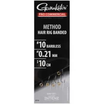 Gamakatsu Method Hair Rig Banded