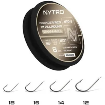 Nytro Feeder Rig 1M Allround Spade-Barbed NTO-5