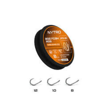 Nytro Big Fish Rig Eyed-Barbless 25cm NTO-B3