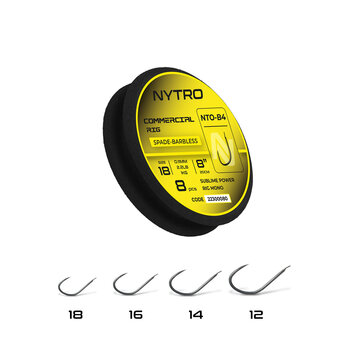 Nytro Commercial Rig Spade-Barbless 20cm NTO-B4