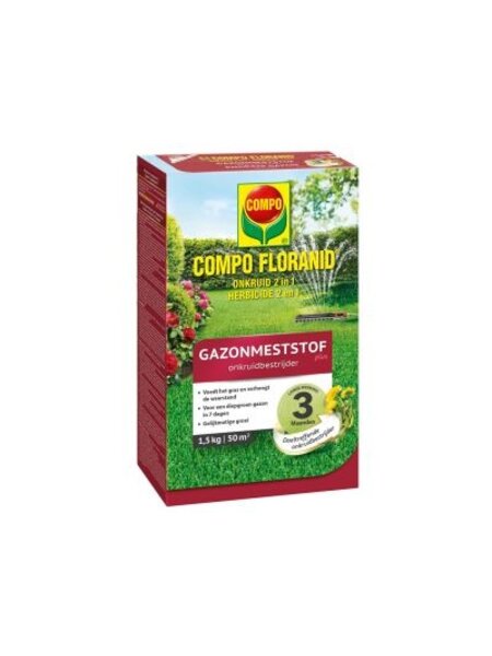 Compo Compo Floranid Gazonmeststof - onkruid 2 in 1