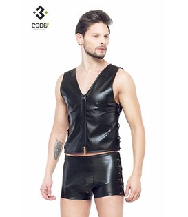 Eco-leder gilet (XS-S)