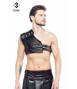 Gladiator Harnas met rode bies (XS/S - 3XL/4XL)