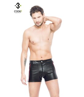 Heren short Zwart/Rood (4XL)