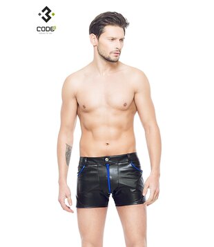 Heren short met mesh - Blauw (S-2XL-3XL)