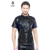 Shirt van hoge kwaliteit PU-Leer