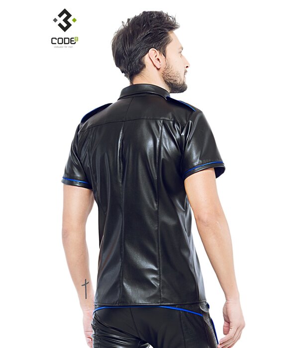 * Code8 by XXX COLLECTION Shirt van hoge kwaliteit PU-Leer