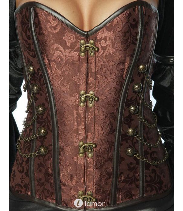 Korset dat gecombineerd kan worden met steampunk of Piraten kostuum