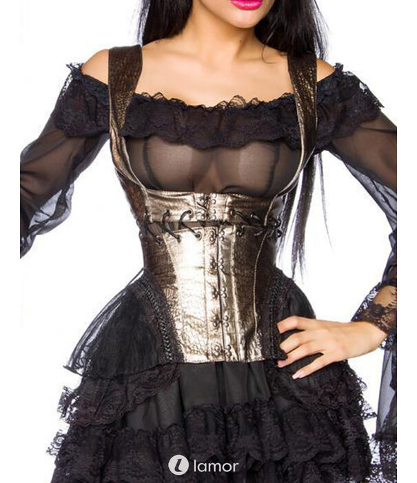 Korset dat gecombineerd kan worden met steampunk of Piraten kostuum