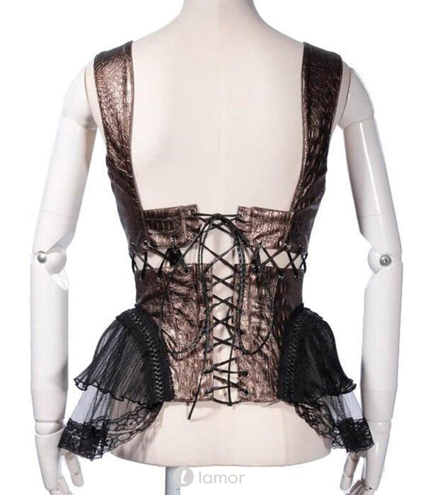 Korset dat gecombineerd kan worden met steampunk of Piraten kostuum