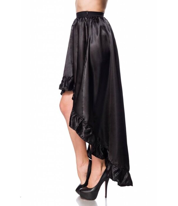 Asymmetische Satijnen Burlesque rok