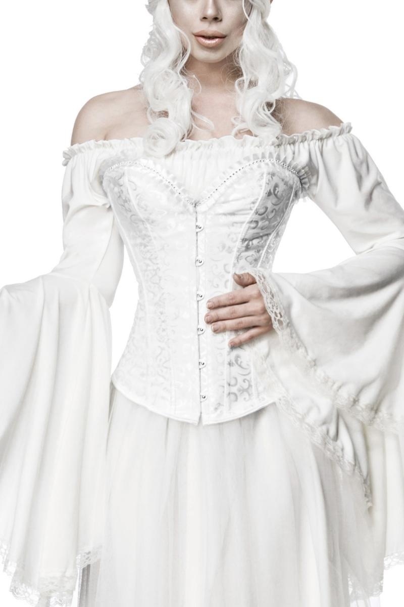 Satijn Burlesque korset ( L ) afbeelding