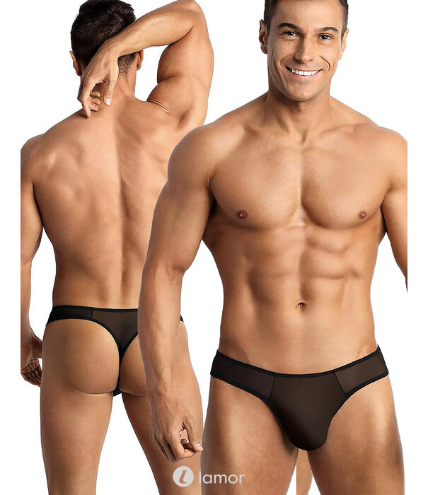 * ANAIS MEN Sexy zwarte heren String Eros van Anais men