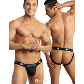 Sexy zwarte heren Jock strap Electro van Anais men