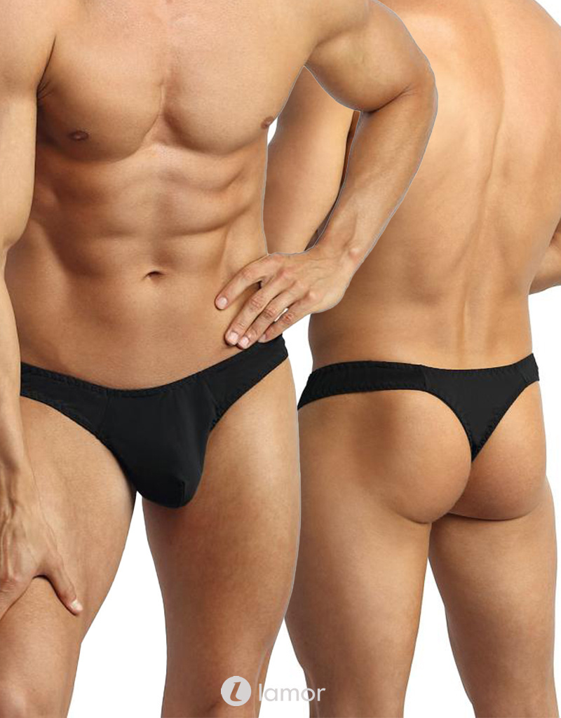 * ANAIS MEN Zwarte heren String Petrol afbeelding