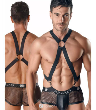 Zwarte Heren harnas, Axel body harnas 054977