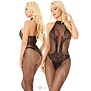 Prachtige zwarte bodystocking Florence