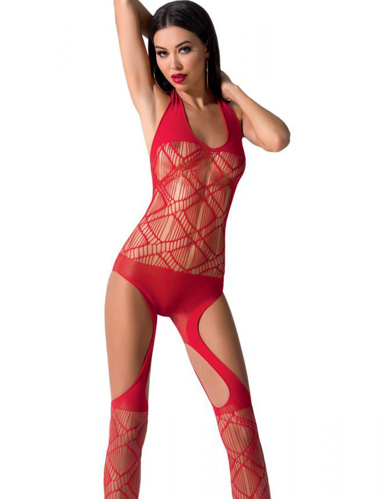 * PASSION Rode bodystocking Kaly afbeelding